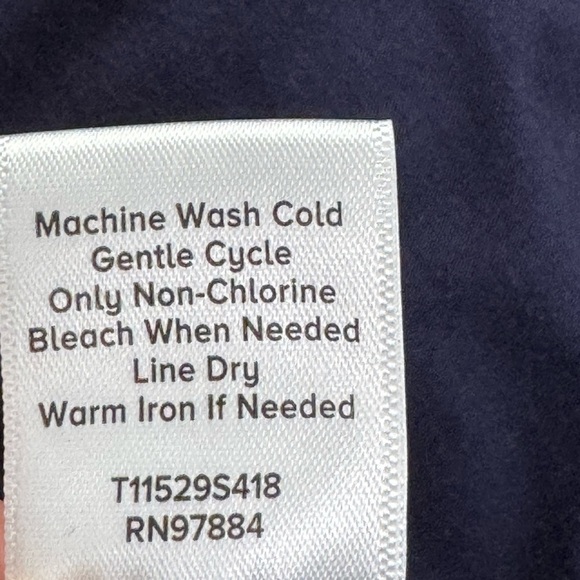 Evereve Eloise Tiered Maxi Dress w/smocked‎ back in navy blue size small - Picture 13 of 13